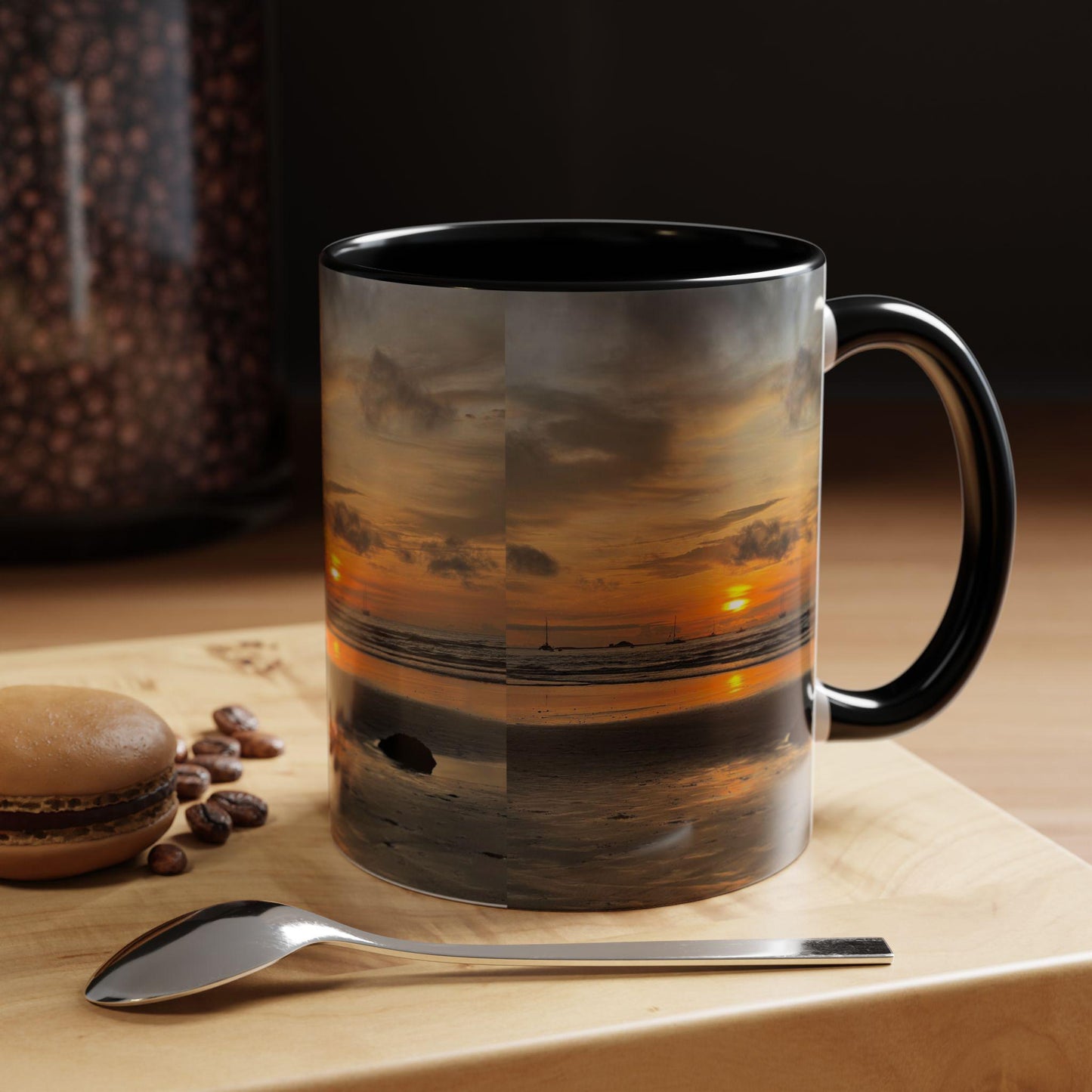 Sunset Beach Scene Mug | Accent Coffee Mug