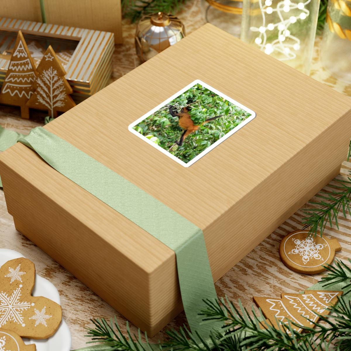Howler Monkey Sticker | Kiss-Cut Wildlife Sticker, Jungle Animal Decal