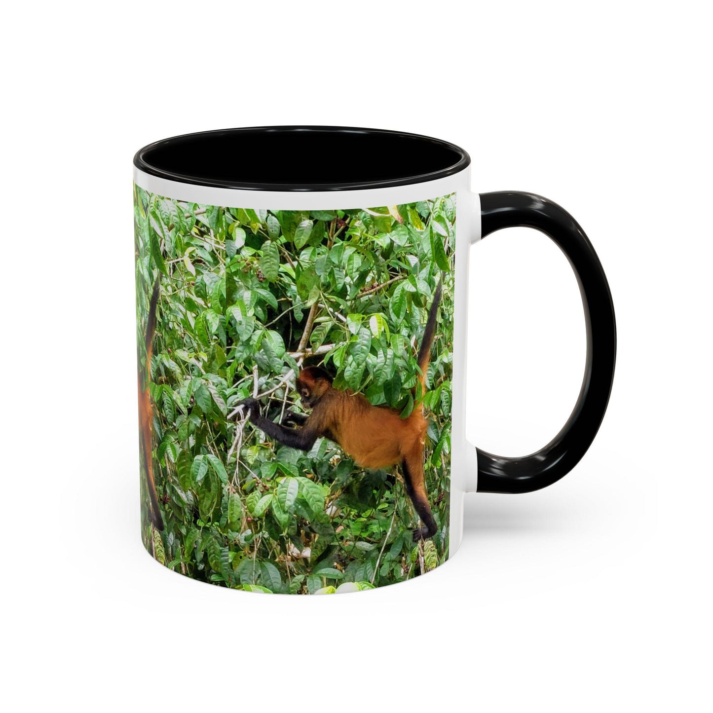Red Howler Monkey Coffee Mug | Jungle Animal Photography Accent Mug
