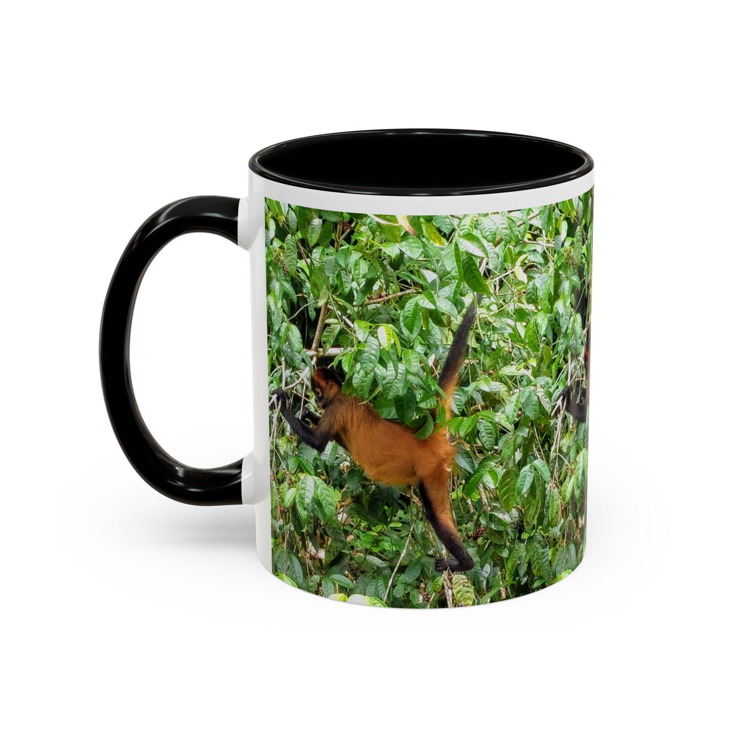 Red Howler Monkey Coffee Mug | Jungle Animal Photography Accent Mug