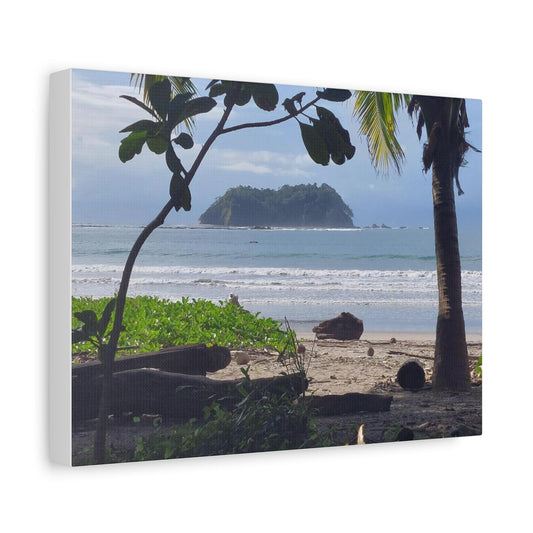 Tropical Beach Island Matte Canvas