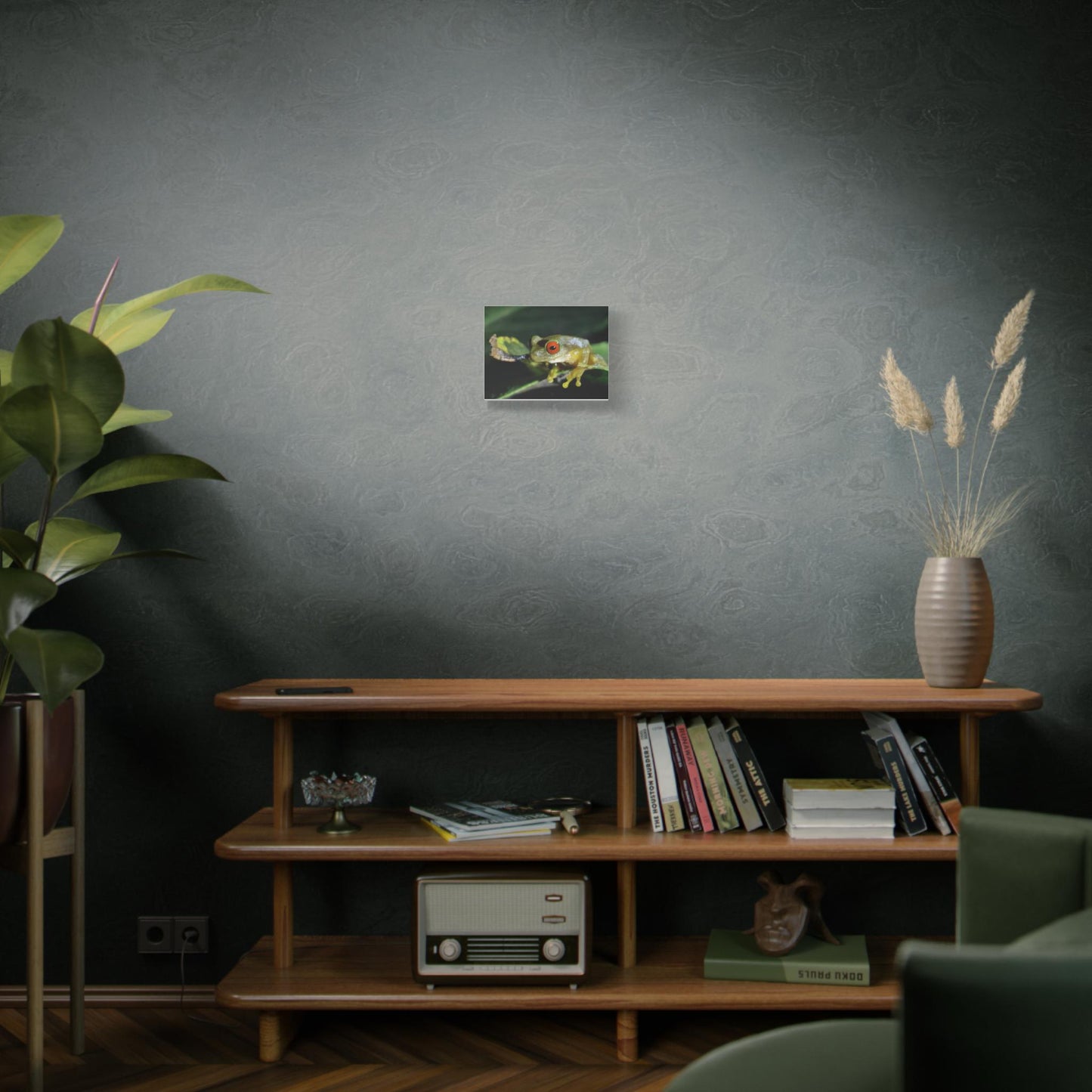 Red-Eyed Tree Frog Canvas | Matte Stretched Wall Art