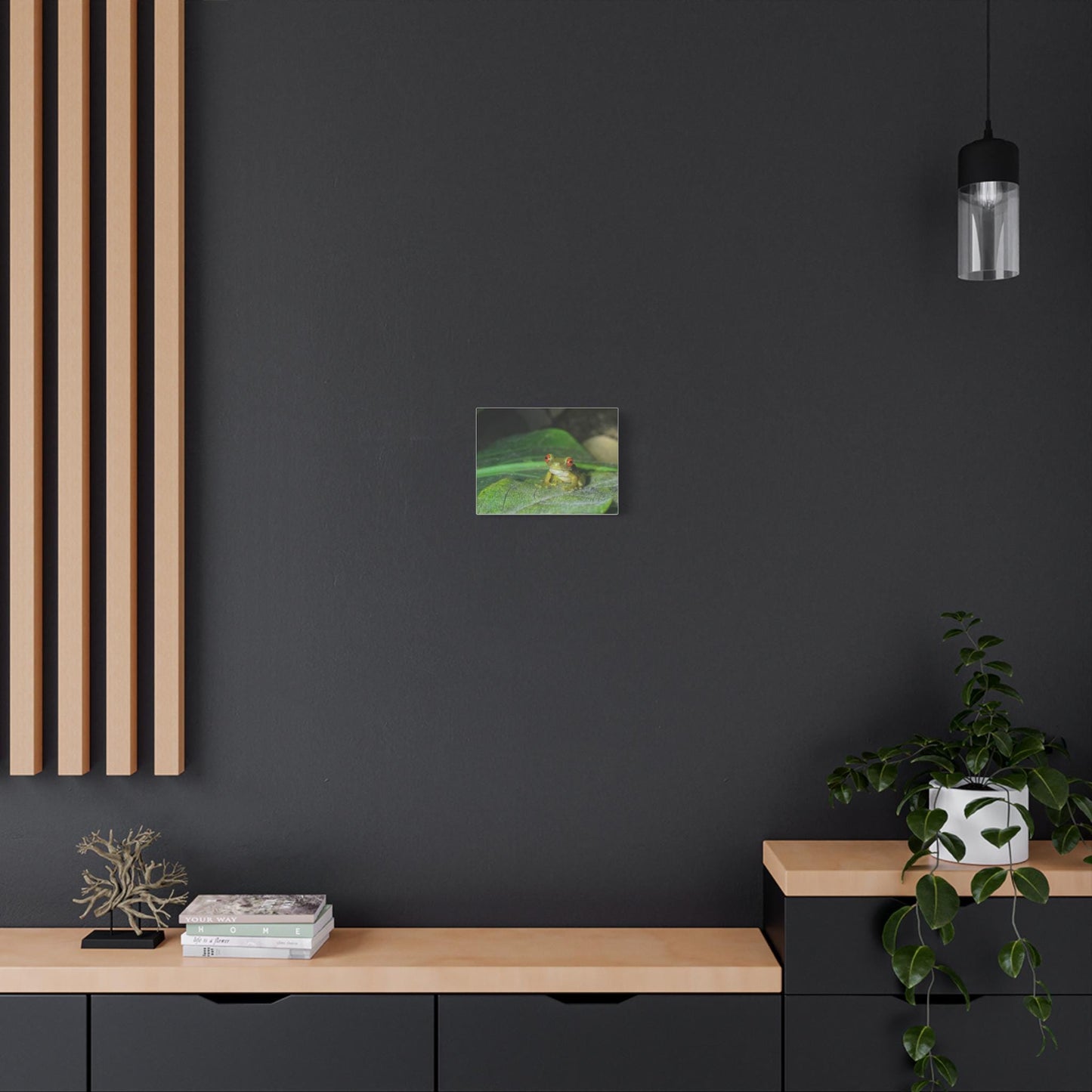 Red-Eyed Tree Frog Matte Canvas | Stretched Wall Art