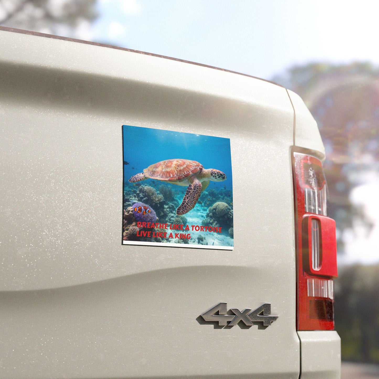 Sea Turtle Car Magnet | Ocean Reef Decor, Coastal Style