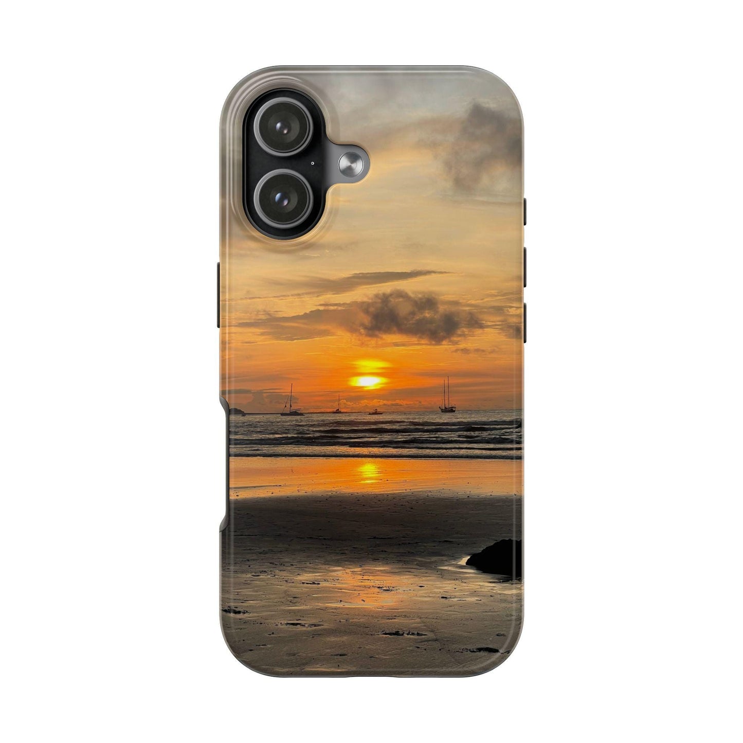 Sunset Beach iPhone Case | Coastal Seaside, iPhone 17