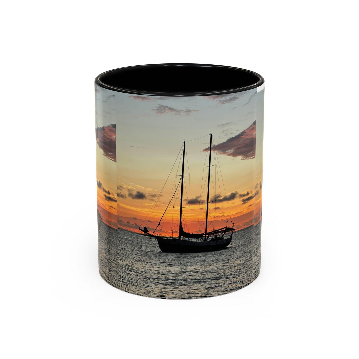 Sailboat Sunset Mug | Accent Coffee Mug
