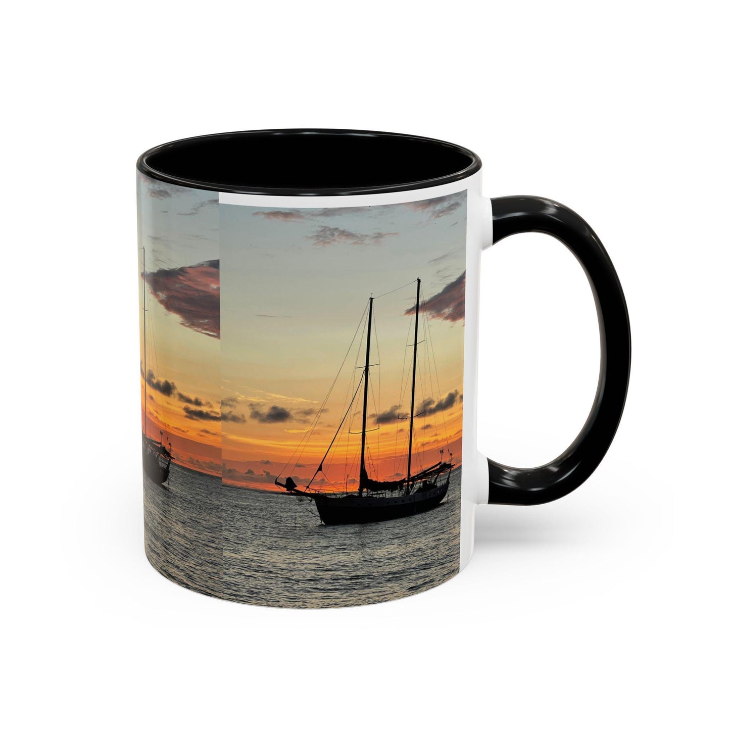 Sailboat Sunset Mug | Accent Coffee Mug