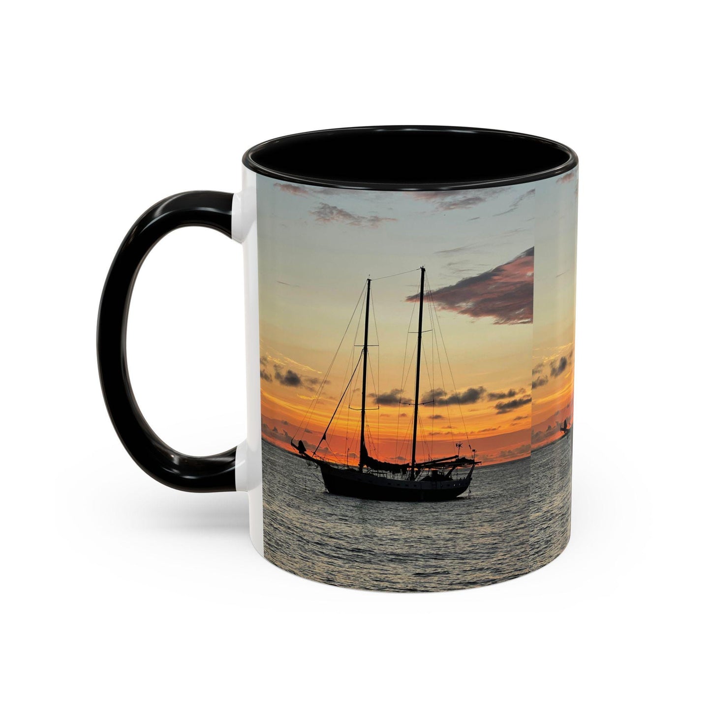 Sailboat Sunset Mug | Accent Coffee Mug