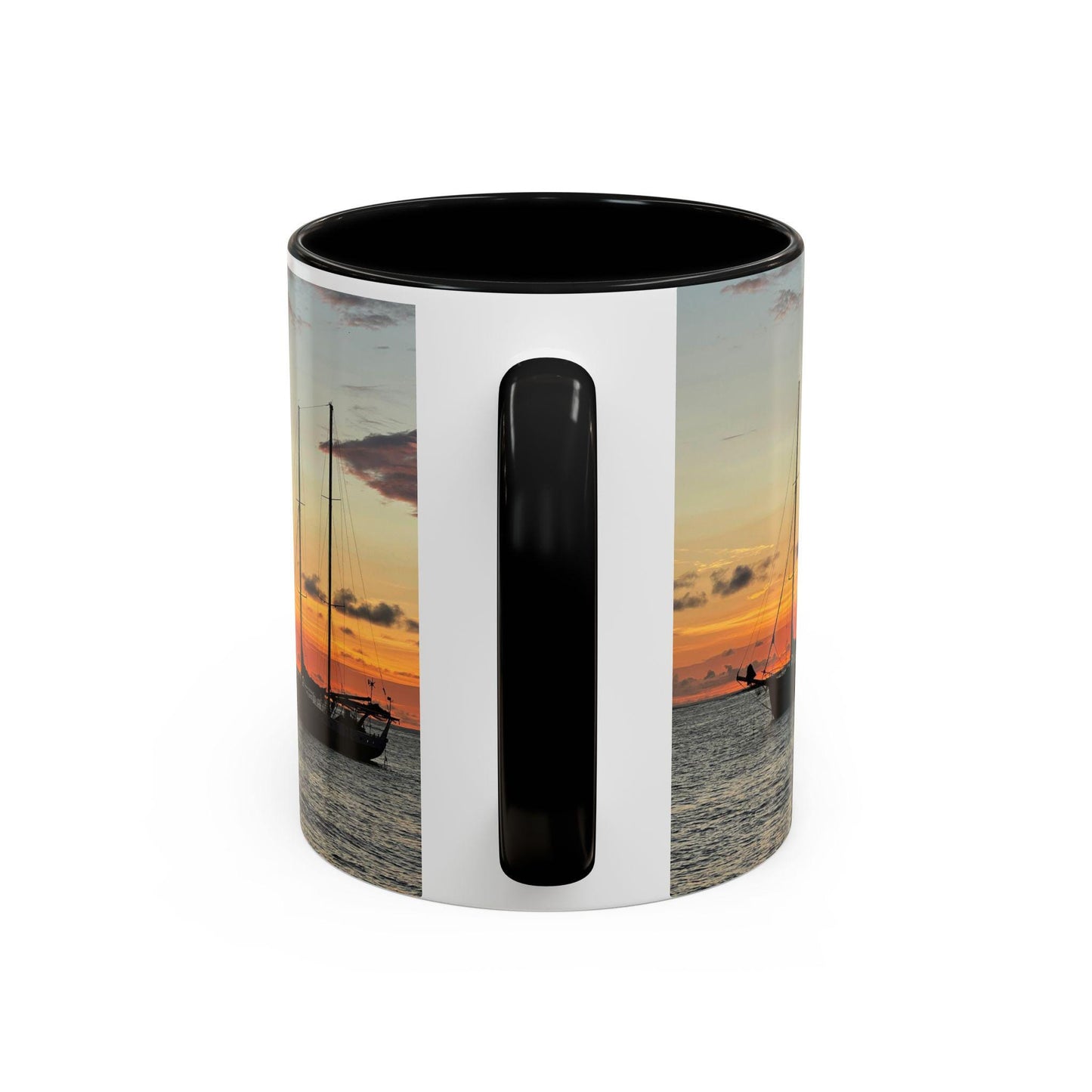 Sailboat Sunset Mug | Accent Coffee Mug