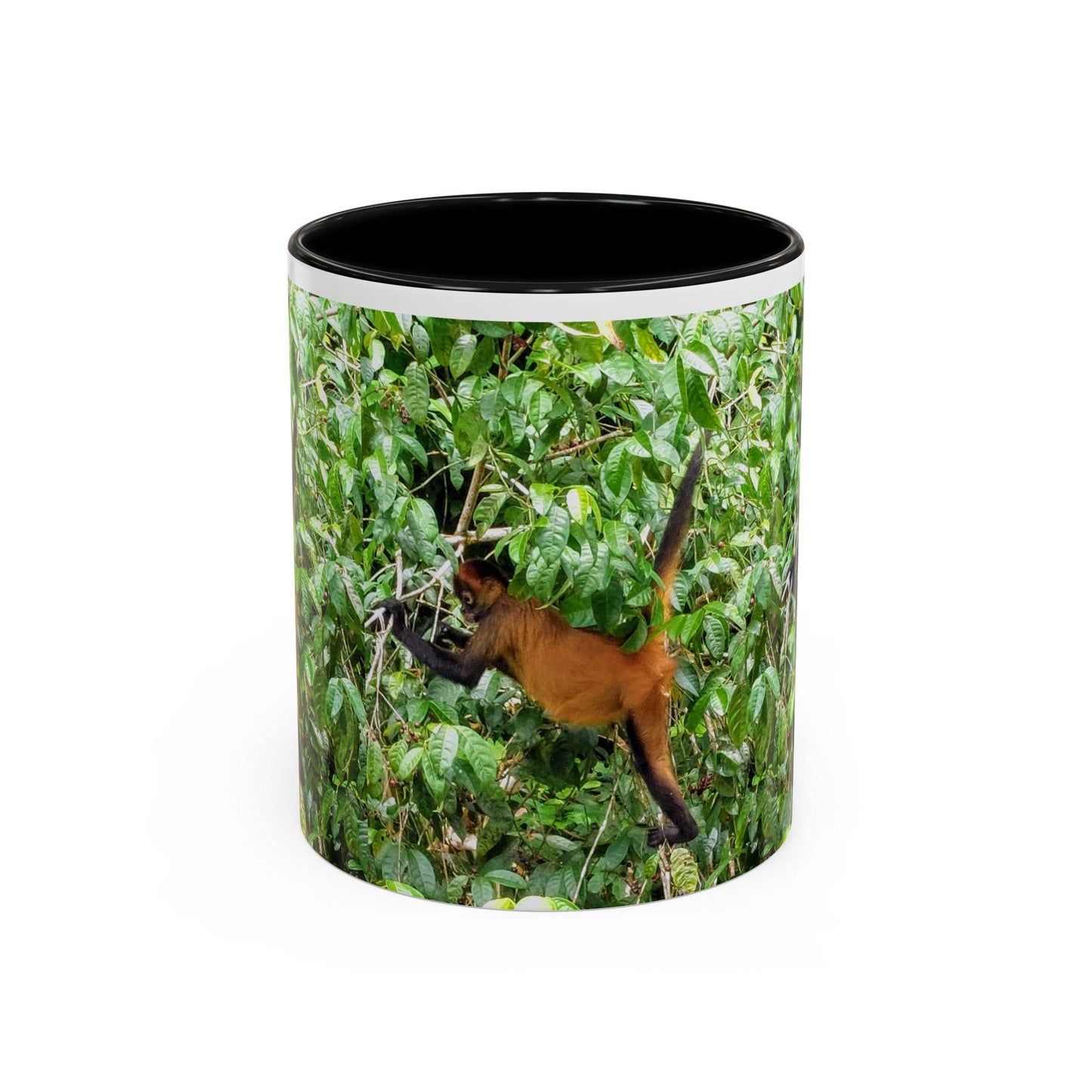Red Howler Monkey Coffee Mug | Jungle Animal Photography Accent Mug