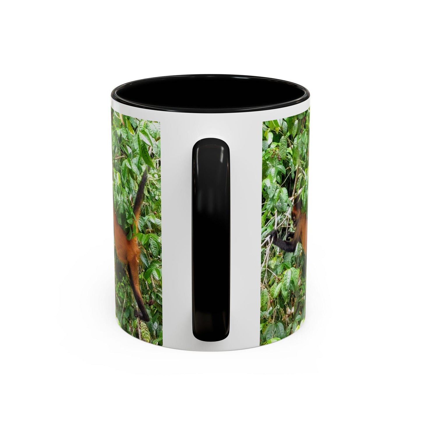 Red Howler Monkey Coffee Mug | Jungle Animal Photography Accent Mug