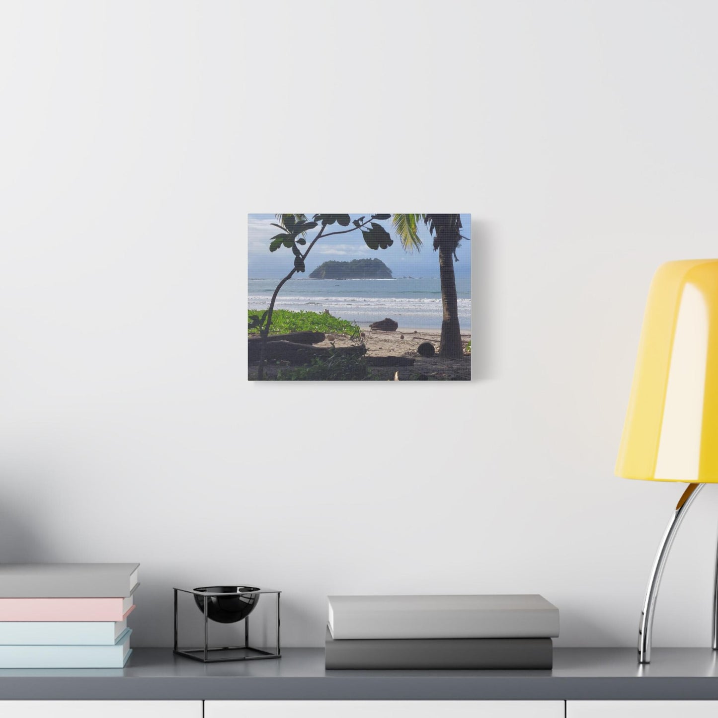 Tropical Beach Island Matte Canvas