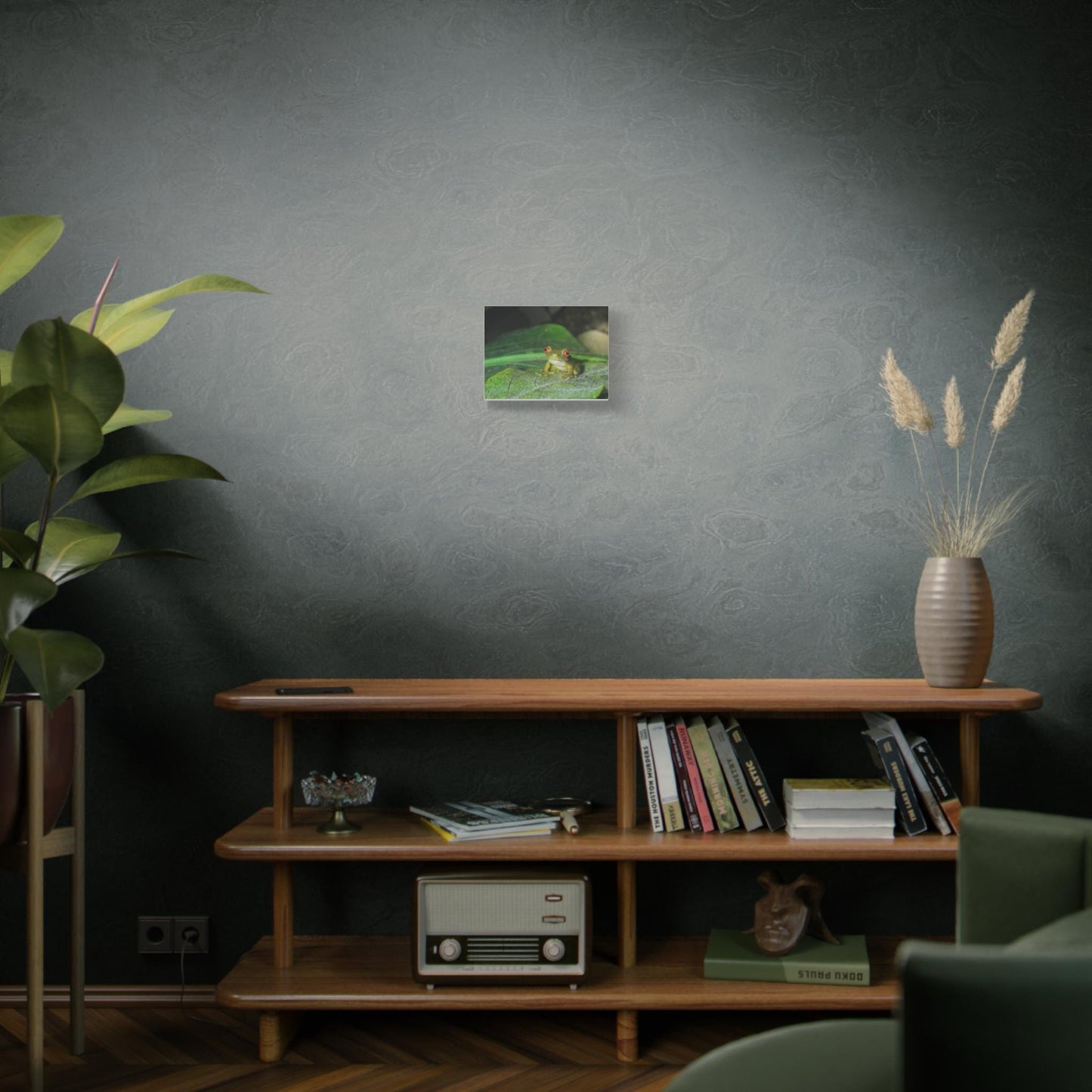 Red-Eyed Tree Frog Matte Canvas | Stretched Wall Art