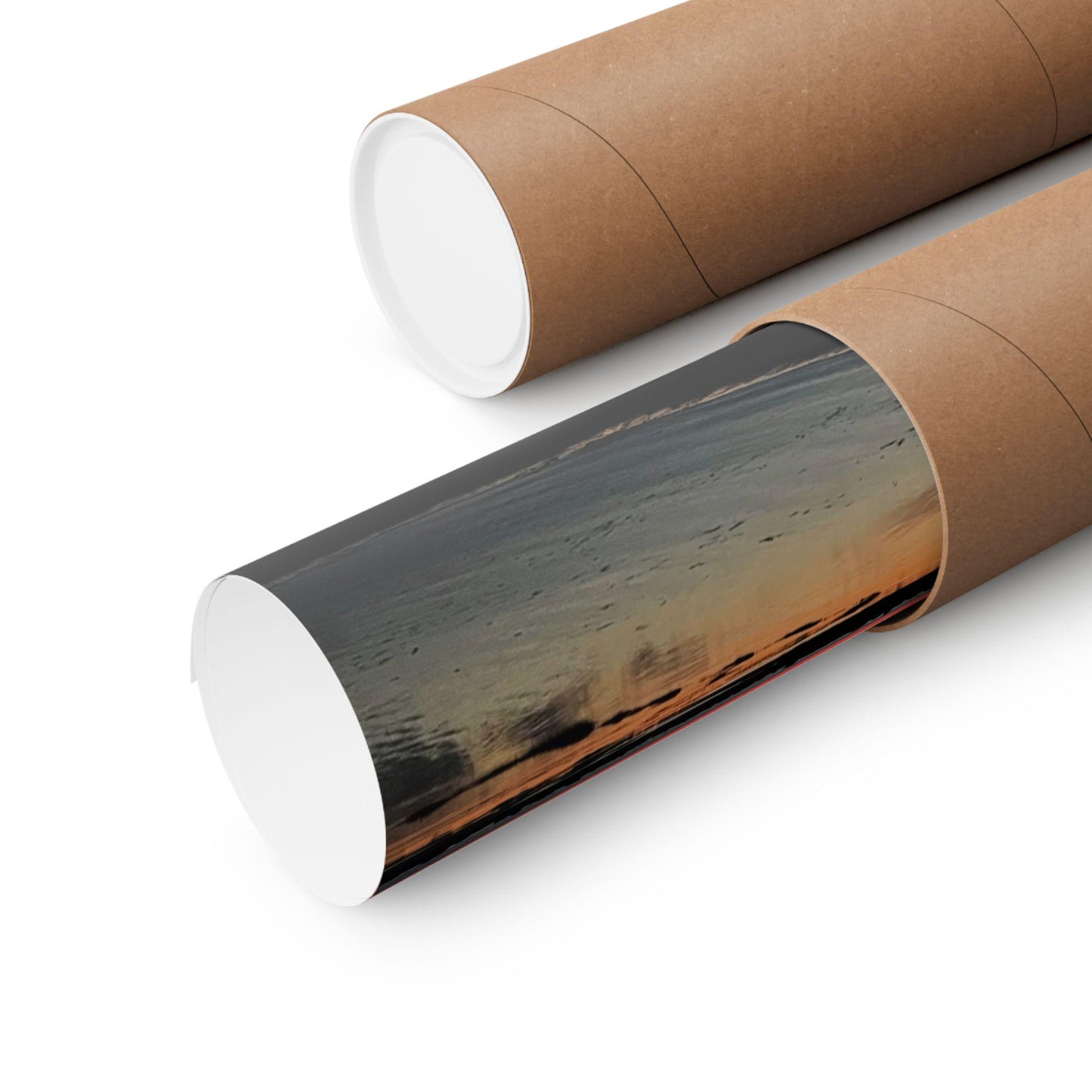 Sunset Beach Landscape Poster | Matte Vertical Poster