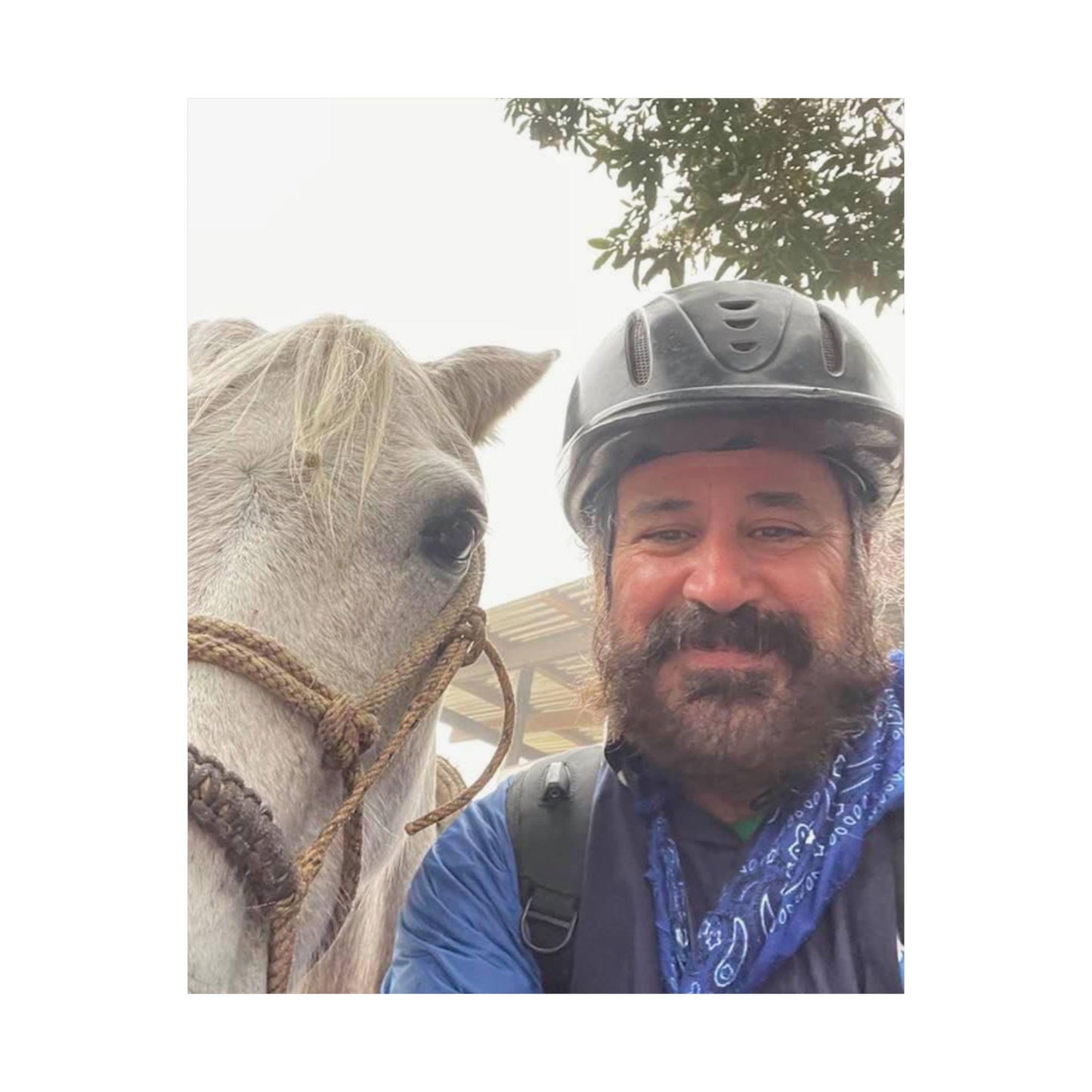 Me with Scorpio in Monteverde, Costa Rica photo Matte Poster | Vertical Portrait Wall Art