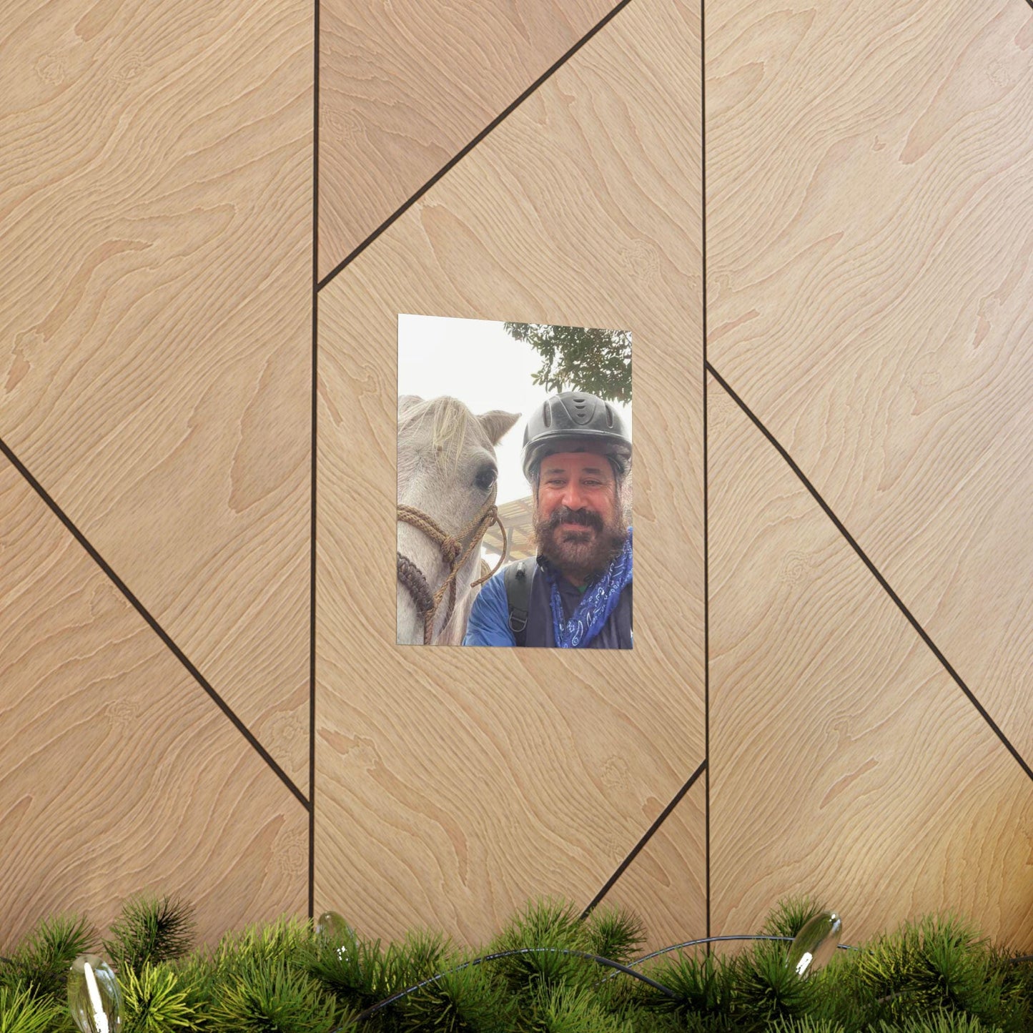 Me with Scorpio in Monteverde, Costa Rica photo Matte Poster | Vertical Portrait Wall Art
