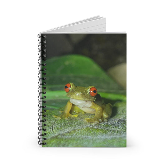 Red-Eyed Tree Frog Spiral Notebook | Ruled Notebook
