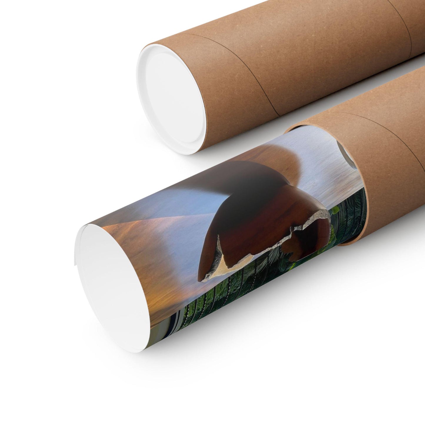 Tropical Morning Coffee Poster | Matte Vertical Poster