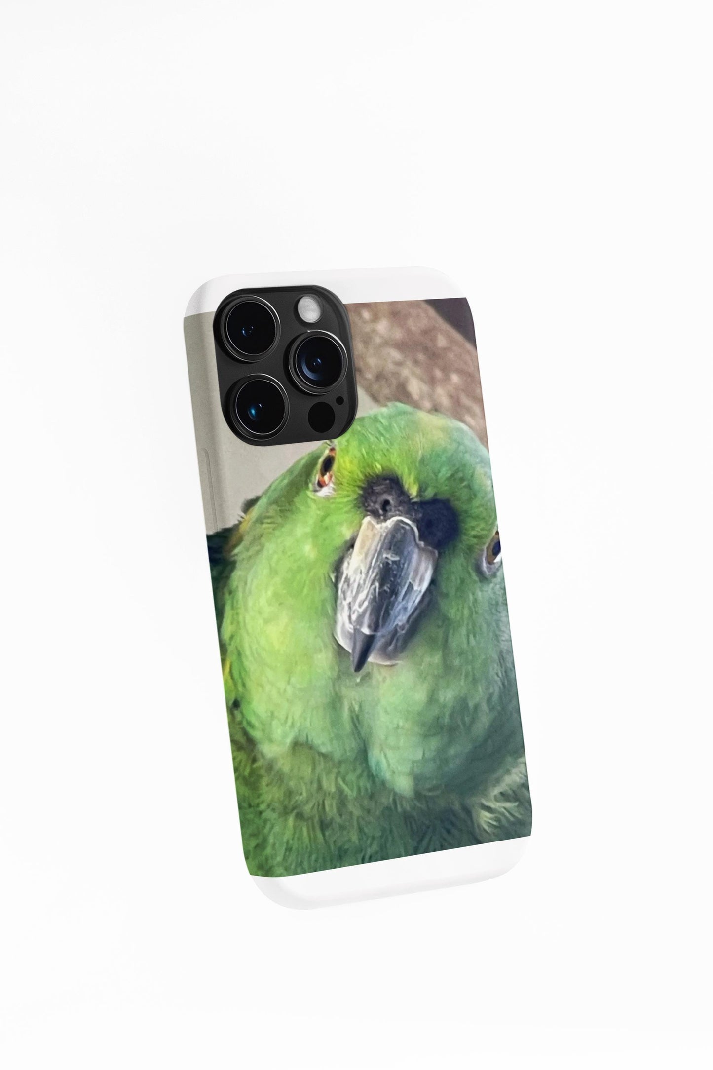 Green Parrot Face Phone Case |For iPhone 17  Tropical Bird iPhone Cover